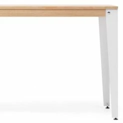 Budget ???? Table Salle à Manger Lunds 80x80x75cm Blanc-plateau Bois Finition Naturel. ???? -Buffets Shop table salle a manger lunds 80x80x75cm blanc plateau bois finition naturel 05