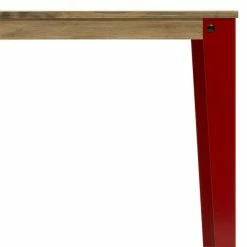 Vente flash ???? Table Salle à Manger Lunds Rouge-Vieilli , 59x59x75 ???? -Buffets Shop table salle a manger lunds rouge vieilli 59x59x75 03