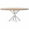 Top 10 ???? Table Salle à Manger Ovale Pied étoile 160x80cm Blanc-bois Vieilli ????
