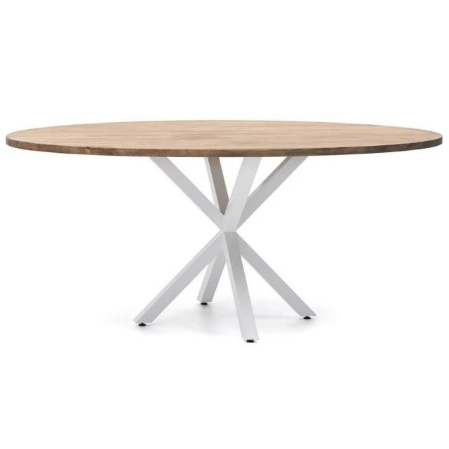 Top 10 ???? Table Salle à Manger Ovale Pied étoile 160x80cm Blanc-bois Vieilli ???? 1 Top 10 ???? Table Salle à Manger Ovale Pied étoile 160x80cm Blanc-bois Vieilli ????