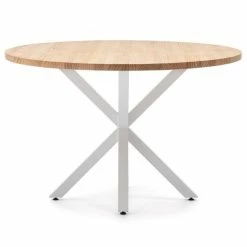 Offres ???? Table Salle A Manger Ovale Pied étoile 180x100cm Blanc-Bois Naturel ???? 2 Offres ???? Table Salle A Manger Ovale Pied étoile 180x100cm Blanc-Bois Naturel ???? -Buffets Shop table salle a manger ovale pied etoile 180x100cm blanc bois naturel 03