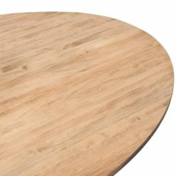 Le moins cher ⭐ Table Salle à Manger Ovale Pied étoile Industriel 160x90cm Noir-bois Vieilli ???? -Buffets Shop table salle a manger ovale pied etoile industriel 160x90cm noir bois vieilli 05