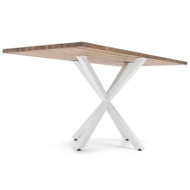 Table salle à manger pied étoile industriel 180x80cm blanc-bois vieilli Tout neuf ???? Table Salle à Manger Pied étoile Industriel 180x80cm Blanc-bois Vieilli ???? -Buffets Shop table salle a manger pied etoile industriel 180x80cm blanc bois vieilli 04