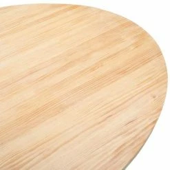 Remise ???? Table Salle à Manger Ronde Pied étoile Type Scandinave 100cm Noir-bois Naturel ???? -Buffets Shop table salle a manger ronde pied etoile type scandinave 100cm noir bois naturel 03