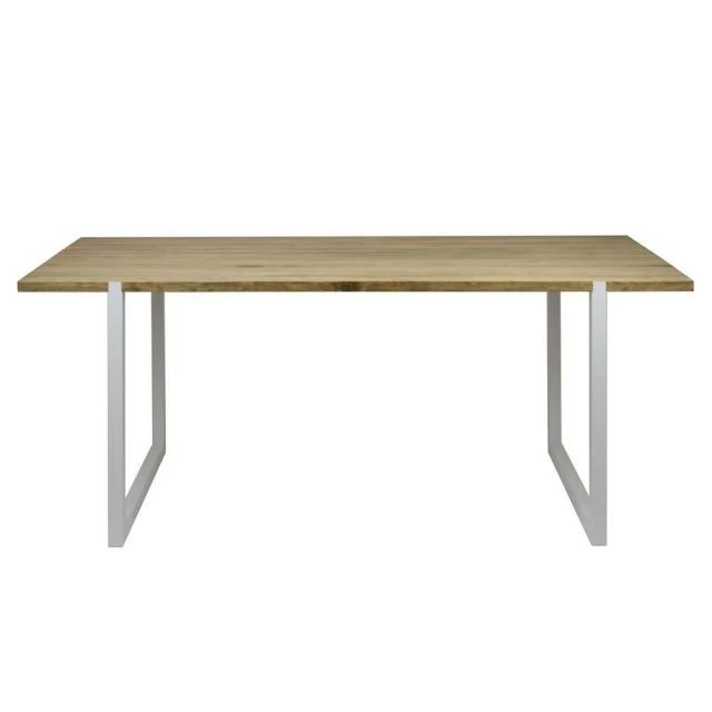 Table salle à manger Uley Vintage Industriel Pied Blanc. 80X140x76cm Coupon ???? Table Salle à Manger Uley Vintage Industriel Pied Blanc. 80X140x76cm ???? -Buffets Shop table salle a manger uley vintage industriel pied blanc
