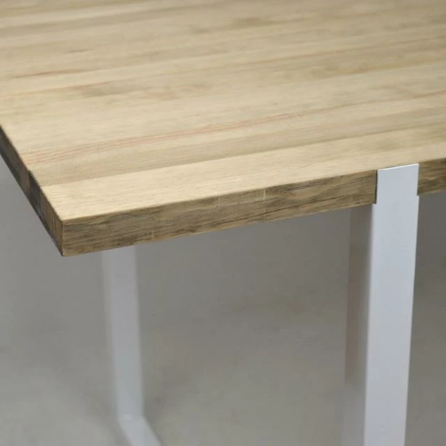 Table salle à manger Uley Vintage Industriel Pied Blanc. 80X140x76cm Coupon ???? Table Salle à Manger Uley Vintage Industriel Pied Blanc. 80X140x76cm ???? -Buffets Shop table salle a manger uley vintage industriel pied blanc