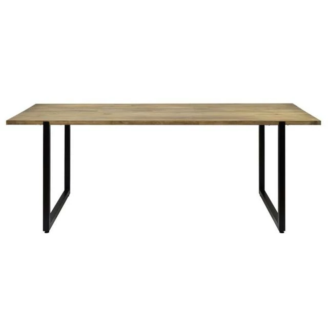 Grosses soldes ???? Table Salle à Manger Uley Vintage Industriel Pied Noir. 80X180x76cm ???? 2 Grosses soldes ???? Table Salle à Manger Uley Vintage Industriel Pied Noir. 80X180x76cm ???? – Image 2