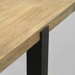 Sortie ✨ Table Salle à Manger Uley Vintage Industriel Pied Noir. 80X200x76cm ???? 6 Sortie ✨ Table Salle à Manger Uley Vintage Industriel Pied Noir. 80X200x76cm ???? -Buffets Shop table salle a manger uley vintage industriel pied noir 80x200x76cm 3