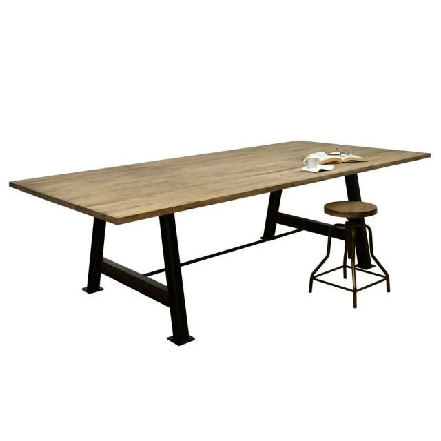Top 10 ???? Table Salle à Manger Vintage Industriel 80x160x75cm ???? 2 Top 10 ???? Table Salle à Manger Vintage Industriel 80x160x75cm ???? – Image 2