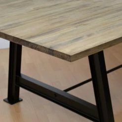 Vente flash ???? Table Salle à Manger Vintage Industriel 80x180x75cm ???? -Buffets Shop table salle a manger vintage industriel 80x180x75cm 04