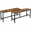 Bon marché ???? Tables-bancs Ensemble De 2 L108 X P32.5 X H50 Cm ????