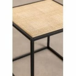 Nouveau ???? Tables Gigognes Rotin Et Fer ✔️ -Buffets Shop tables gigognes rotin et fer 04