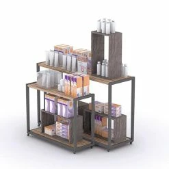 Bon marché ???? Tables Gigognes Westside Used Bois Et Métal 119x39x75 +79x29x60cm - Par 2 ⭐ -Buffets Shop tables gigognes westside used bois et metal 119x39x75 79x29x60cm par 2 30